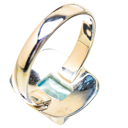 Blue Topaz Rings handcrafted by Ana Silver Co - RING130861 - Photo 3