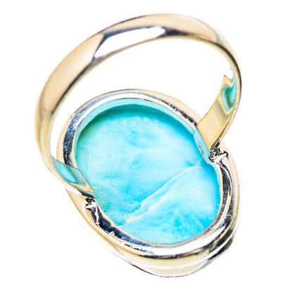 Larimar Rings handcrafted by Ana Silver Co - RING130862 - Photo 3