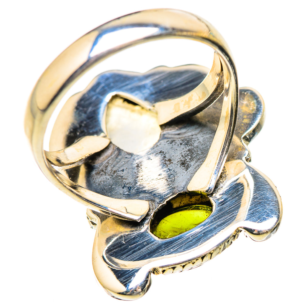 Rainbow Moonstone Rings handcrafted by Ana Silver Co - RING130865 - Photo 3
