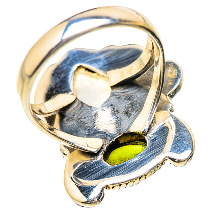 Rainbow Moonstone Rings handcrafted by Ana Silver Co - RING130865 - Photo 3