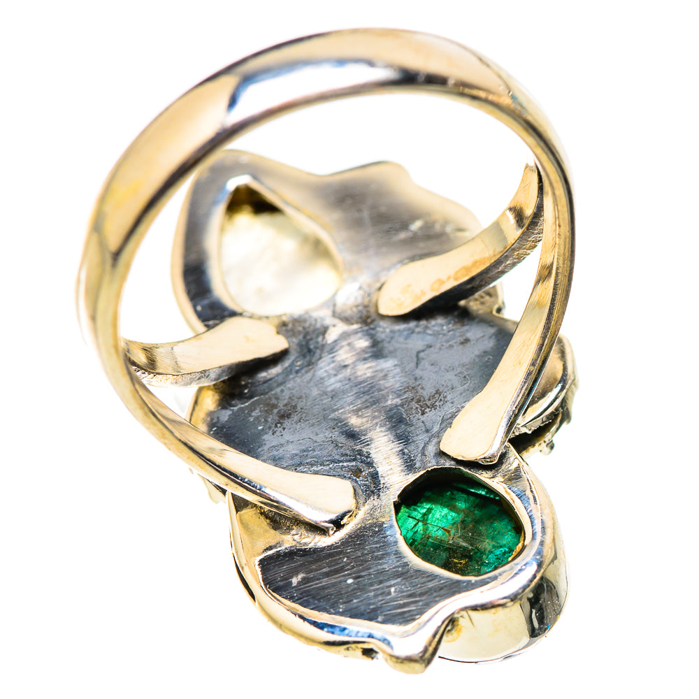 Rainbow Moonstone Rings handcrafted by Ana Silver Co - RING130867 - Photo 3