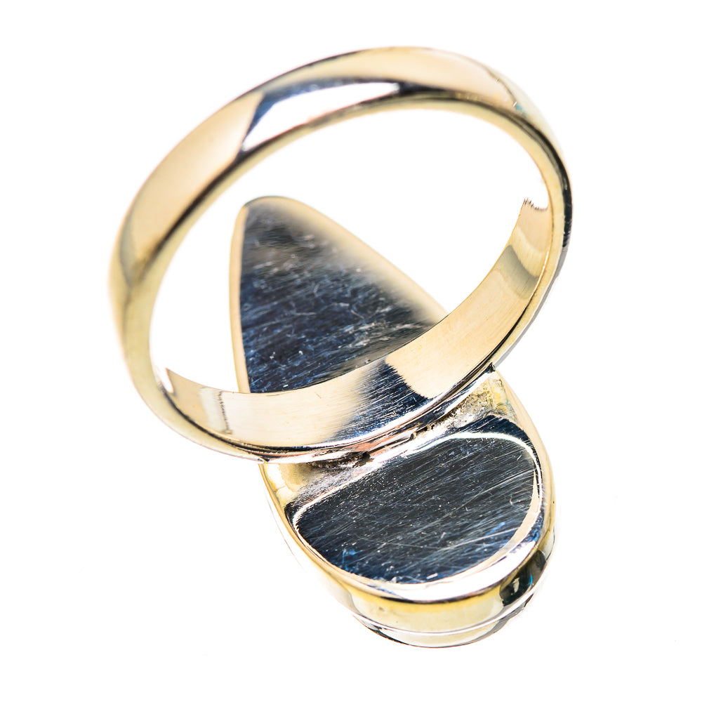 Green Moonstone Rings handcrafted by Ana Silver Co - RING130868 - Photo 3
