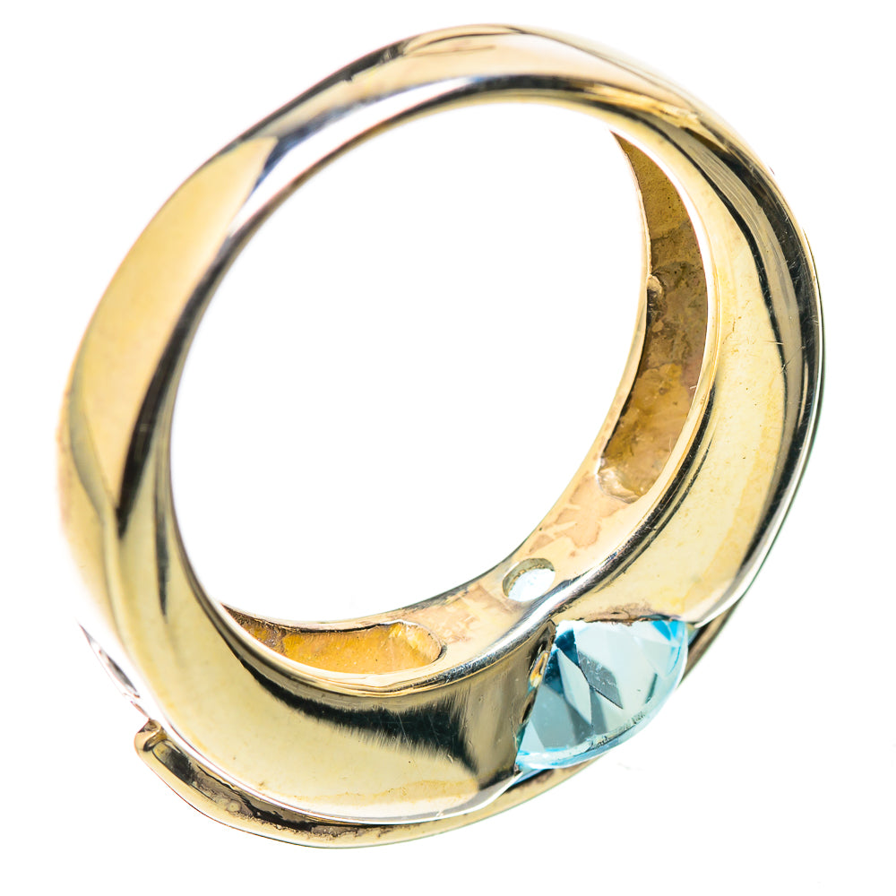 Blue Topaz Rings handcrafted by Ana Silver Co - RING130876 - Photo 3