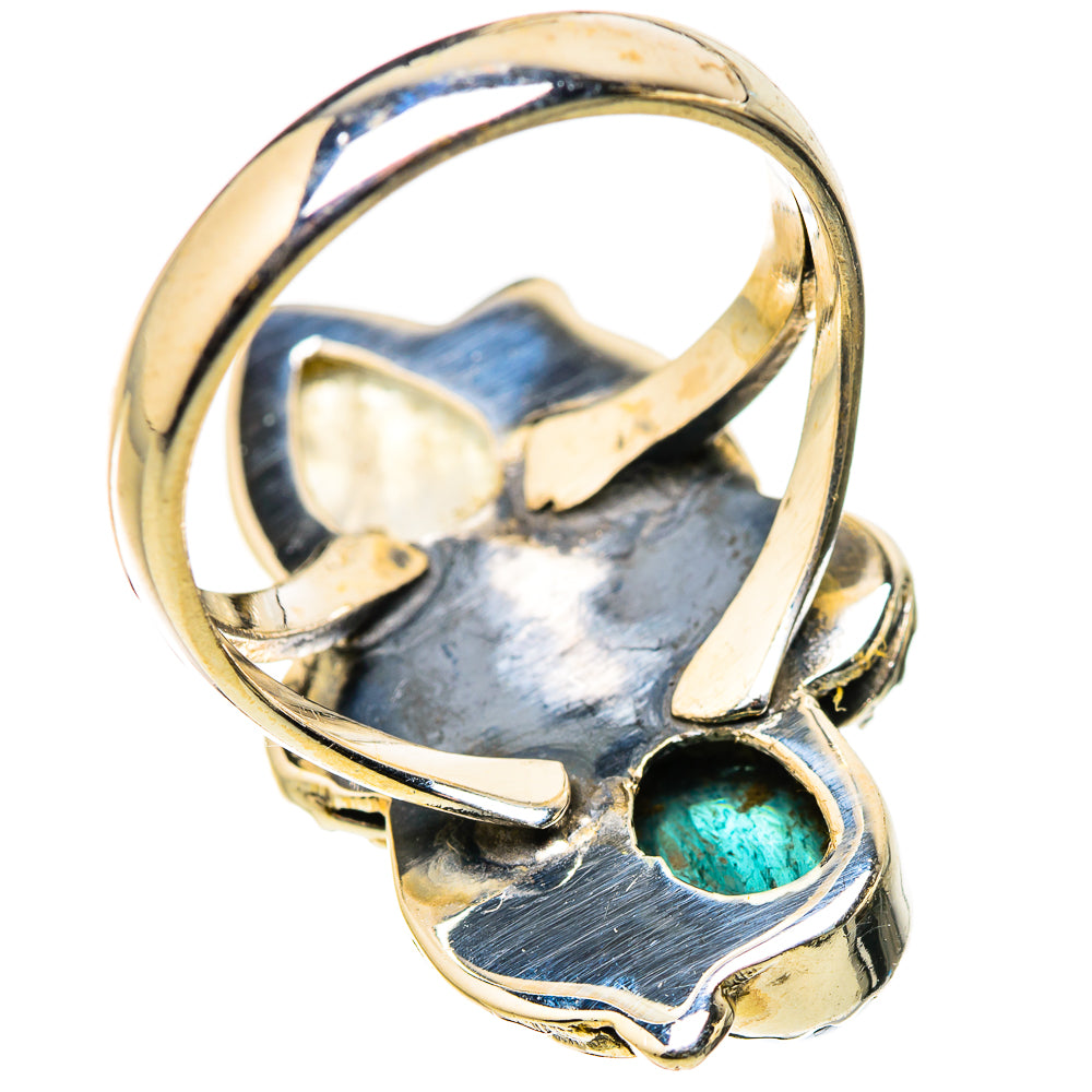 Rainbow Moonstone Rings handcrafted by Ana Silver Co - RING130878 - Photo 3