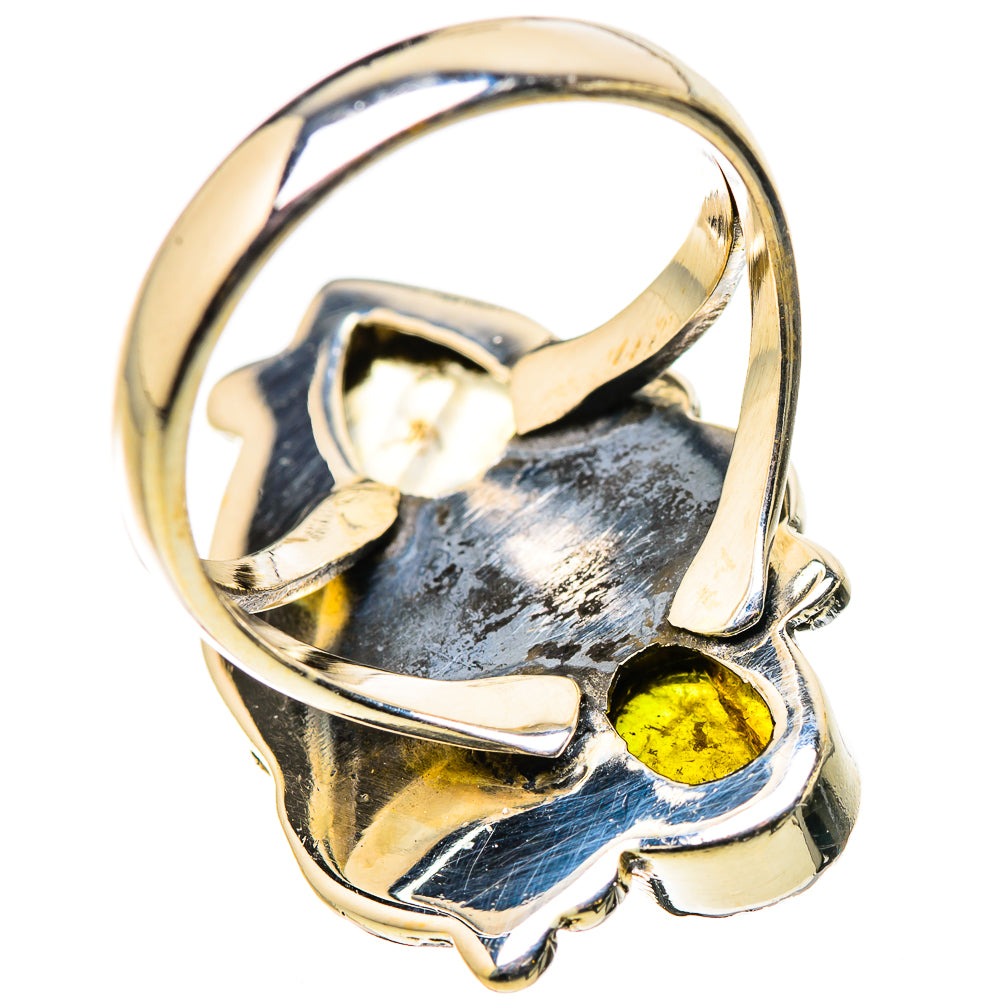 Rainbow Moonstone Rings handcrafted by Ana Silver Co - RING130881 - Photo 3