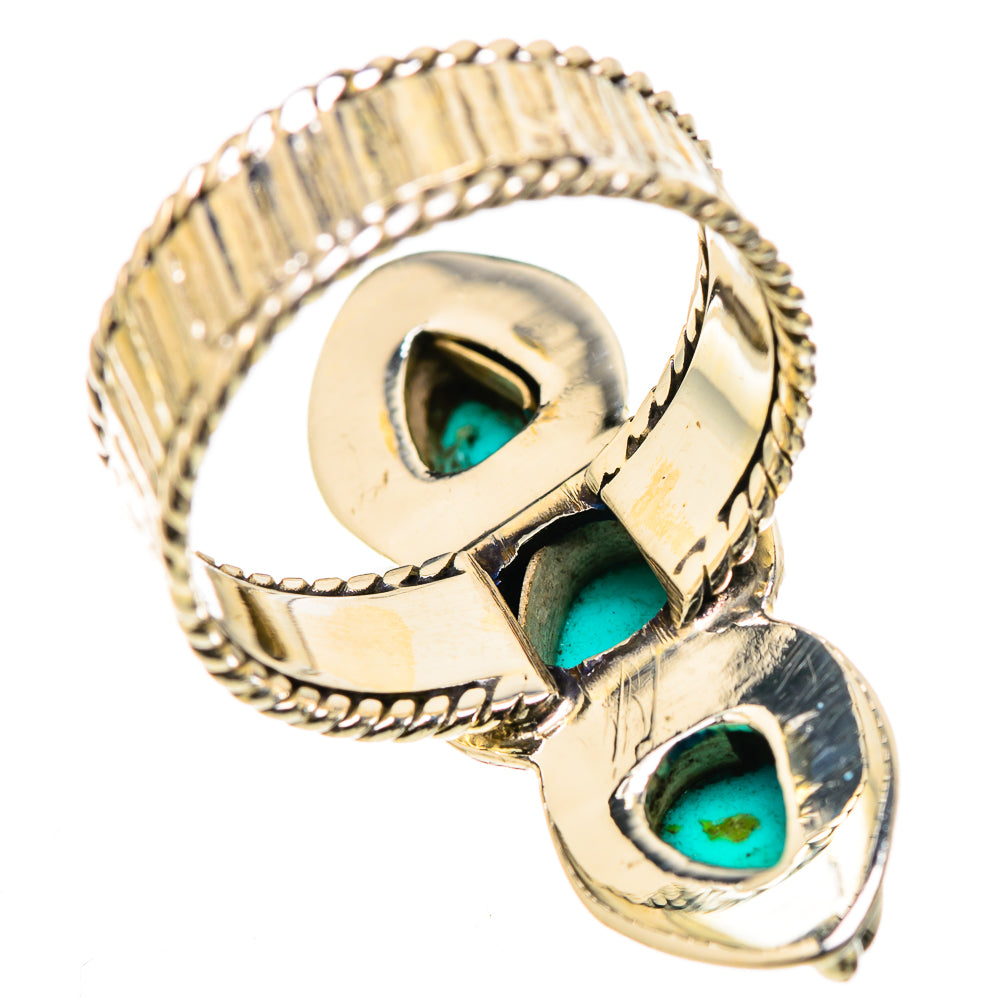 Sleeping Beauty Turquoise Rings handcrafted by Ana Silver Co - RING130899 - Photo 3