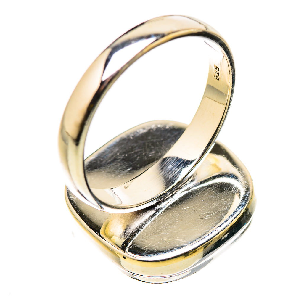 Rainbow Moonstone Rings handcrafted by Ana Silver Co - RING130901 - Photo 3