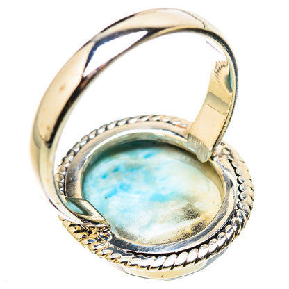 Larimar Rings handcrafted by Ana Silver Co - RING130903 - Photo 3
