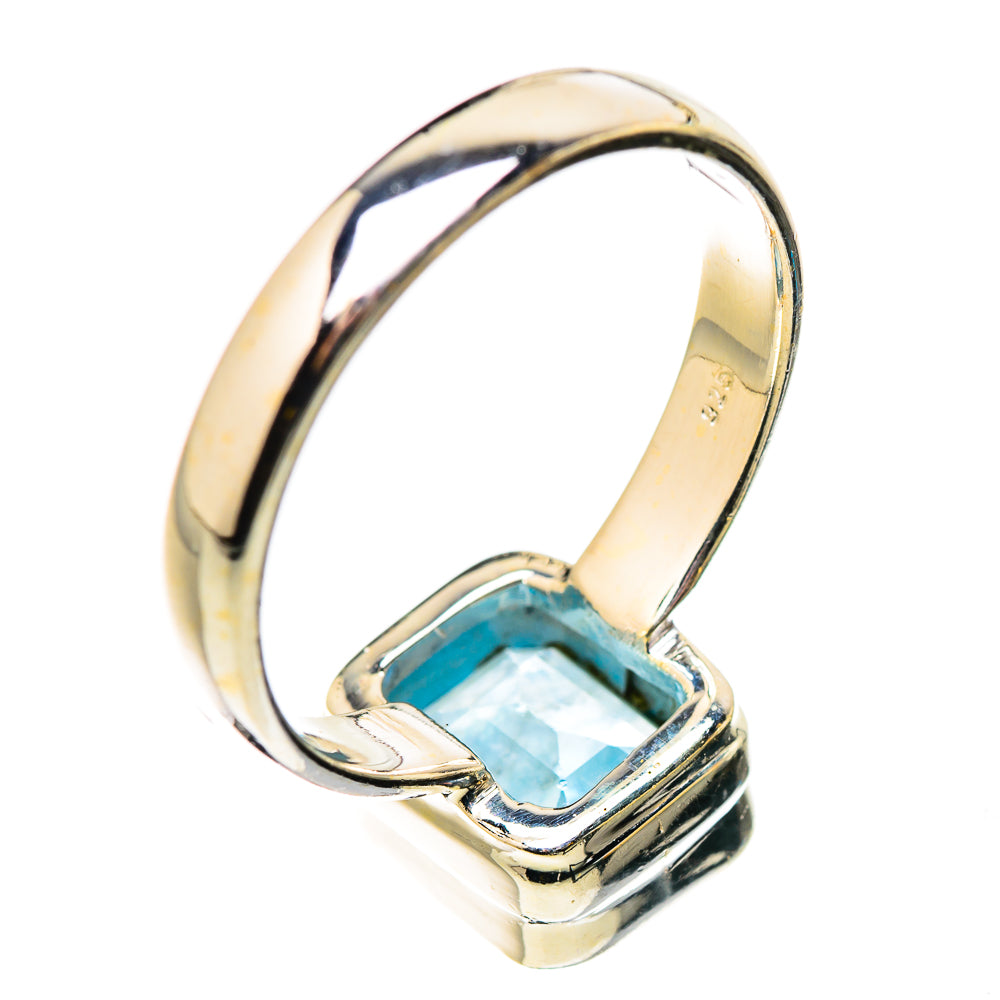 Blue Topaz Rings handcrafted by Ana Silver Co - RING130921 - Photo 3