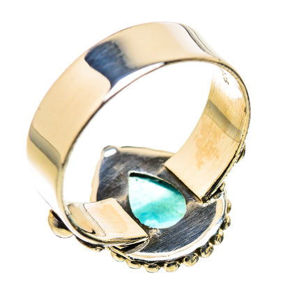 Blue Fluorite Rings handcrafted by Ana Silver Co - RING130923 - Photo 3