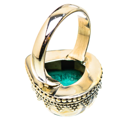 Malachite In Chrysocolla Rings handcrafted by Ana Silver Co - RING130935 - Photo 3