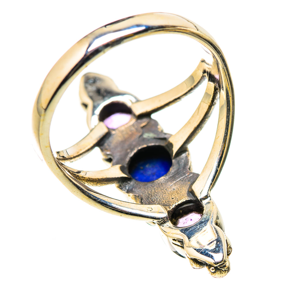 Lapis Lazuli Rings handcrafted by Ana Silver Co - RING130936 - Photo 3