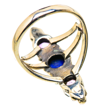 Lapis Lazuli Rings handcrafted by Ana Silver Co - RING130936 - Photo 3