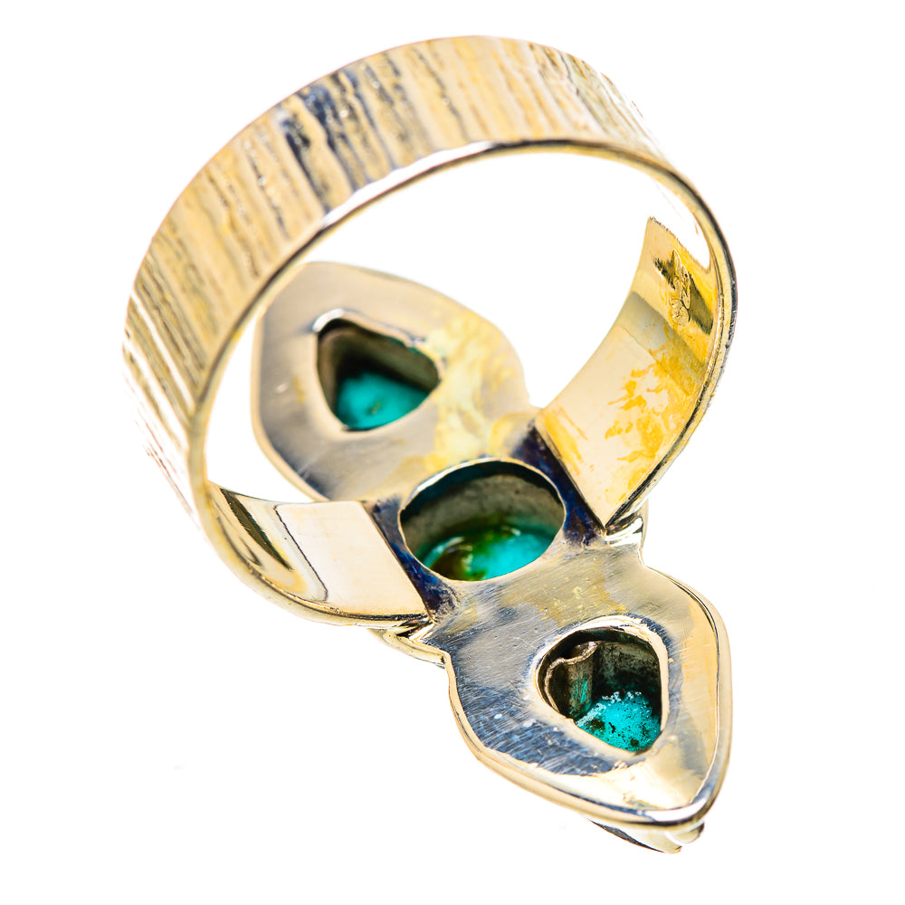 Sleeping Beauty Turquoise Rings handcrafted by Ana Silver Co - RING130939 - Photo 3