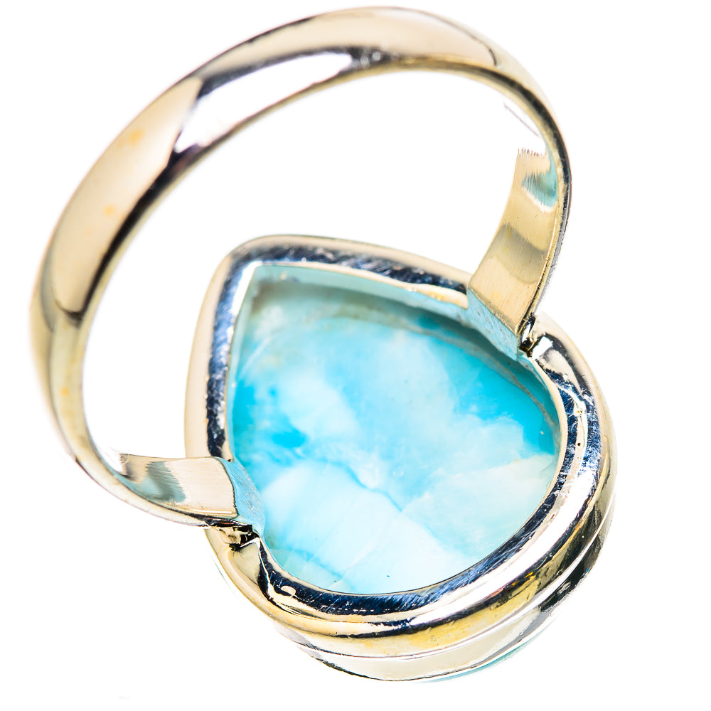 Larimar Rings handcrafted by Ana Silver Co - RING130945 - Photo 3