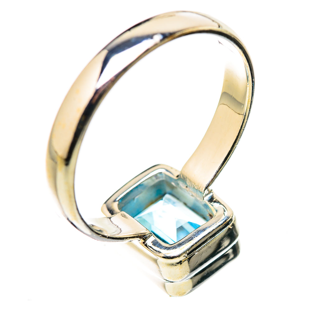 Blue Topaz Rings handcrafted by Ana Silver Co - RING130946 - Photo 3