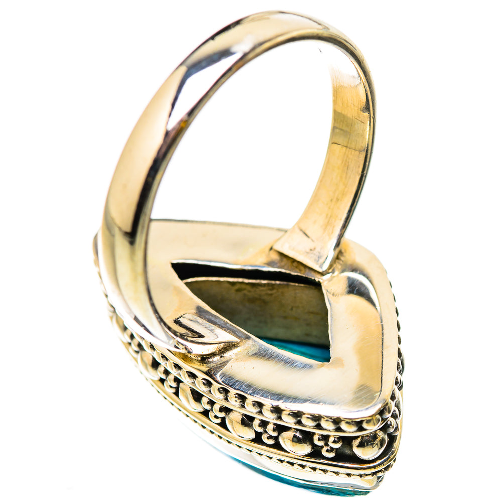 Malachite In Chrysocolla Rings handcrafted by Ana Silver Co - RING130957 - Photo 3