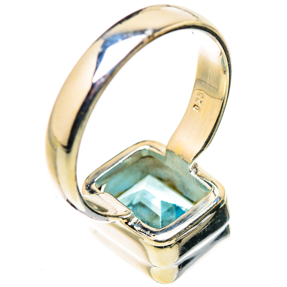 Blue Topaz Rings handcrafted by Ana Silver Co - RING130961 - Photo 3