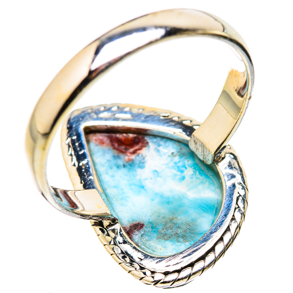 Larimar Rings handcrafted by Ana Silver Co - RING130962 - Photo 3