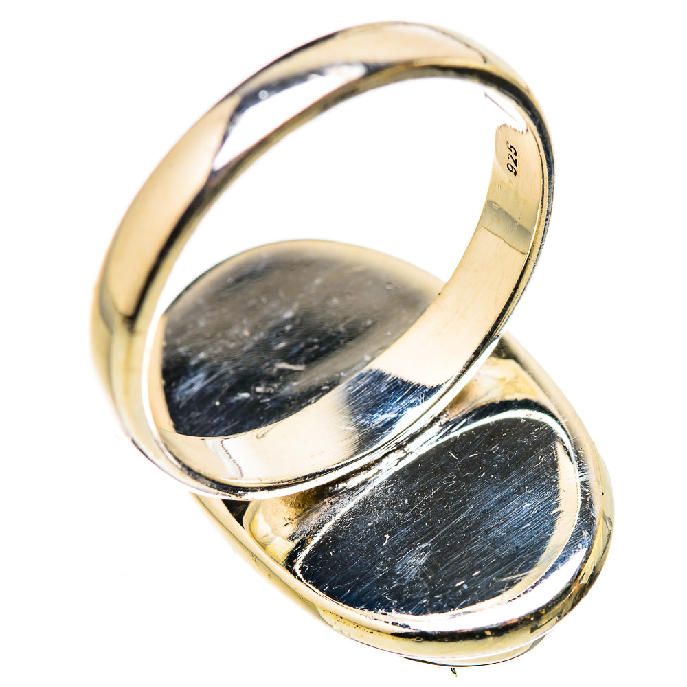 Green Moonstone Rings handcrafted by Ana Silver Co - RING130970 - Photo 3