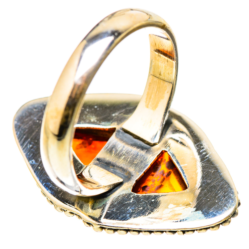Baltic Amber Rings handcrafted by Ana Silver Co - RING130971 - Photo 3