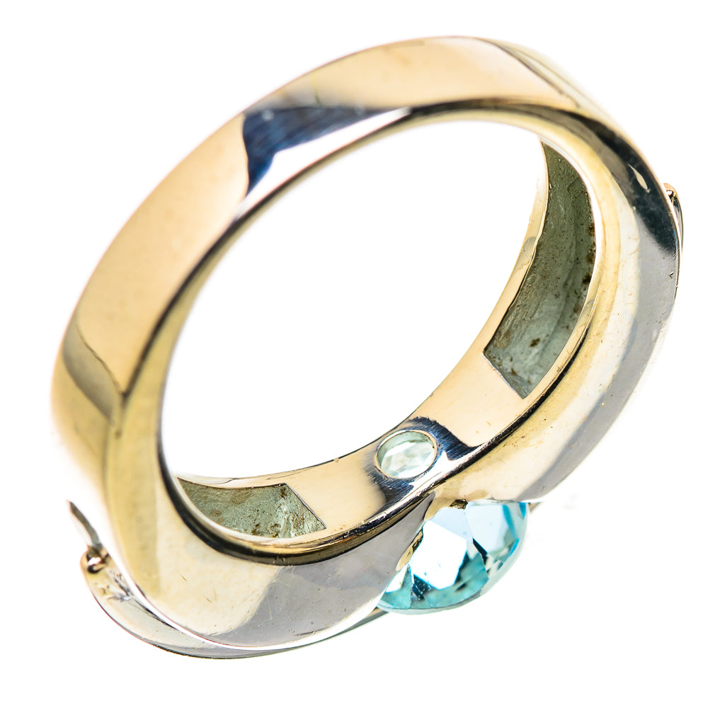 Blue Topaz Rings handcrafted by Ana Silver Co - RING130983 - Photo 3
