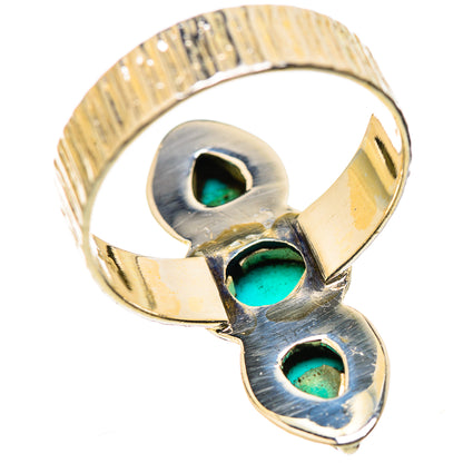 Sleeping Beauty Turquoise Rings handcrafted by Ana Silver Co - RING130986 - Photo 3