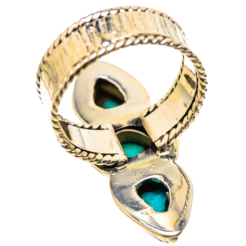 Sleeping Beauty Turquoise Rings handcrafted by Ana Silver Co - RING130994 - Photo 3
