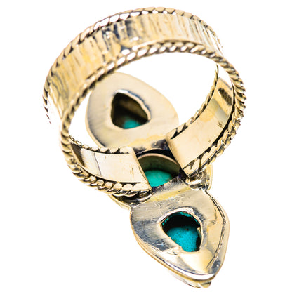 Sleeping Beauty Turquoise Rings handcrafted by Ana Silver Co - RING130994 - Photo 3