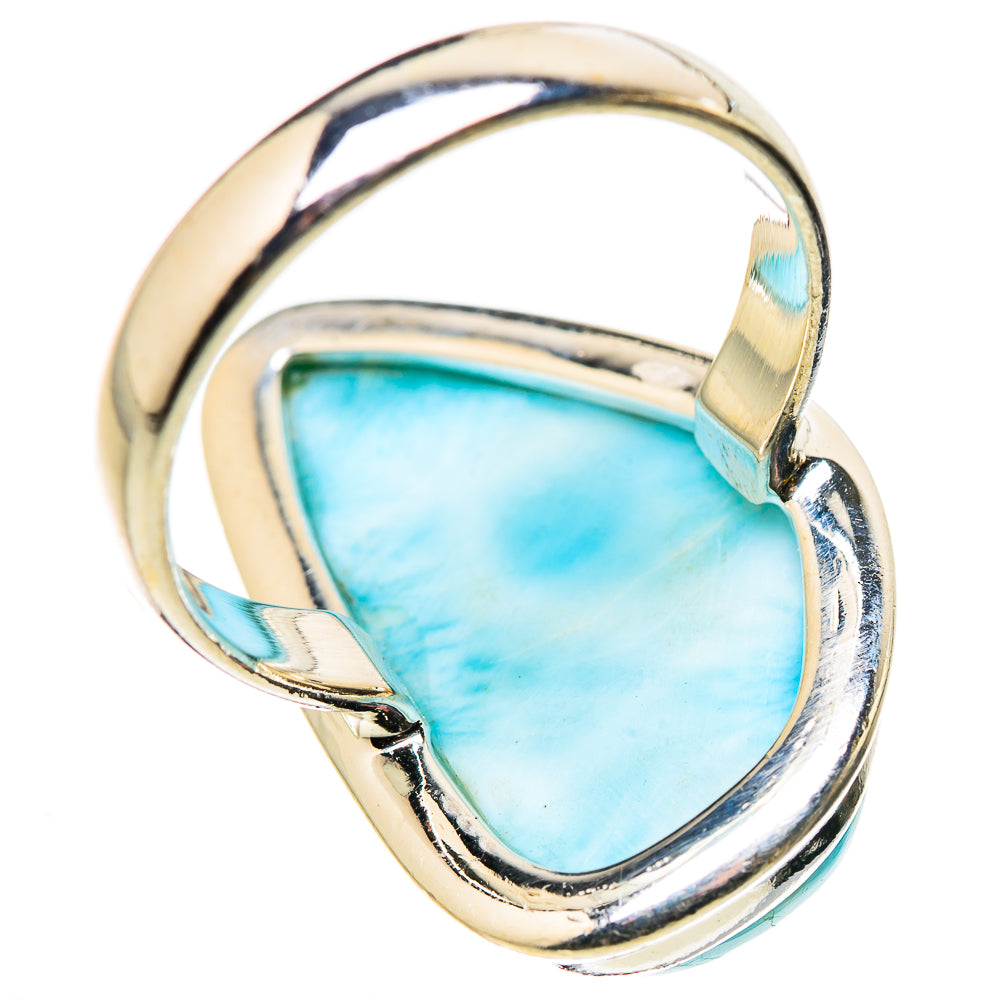 Larimar Rings handcrafted by Ana Silver Co - RING130997 - Photo 3