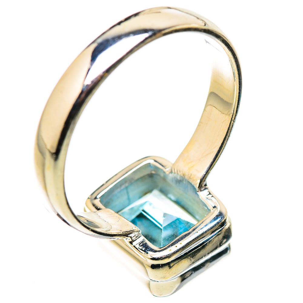 Blue Topaz Rings handcrafted by Ana Silver Co - RING131000 - Photo 3