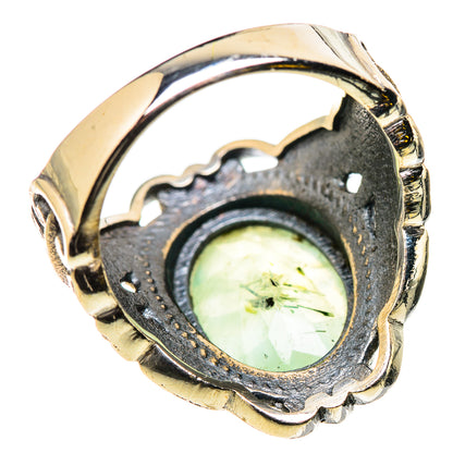Prehnite Rings handcrafted by Ana Silver Co - RING131002 - Photo 3