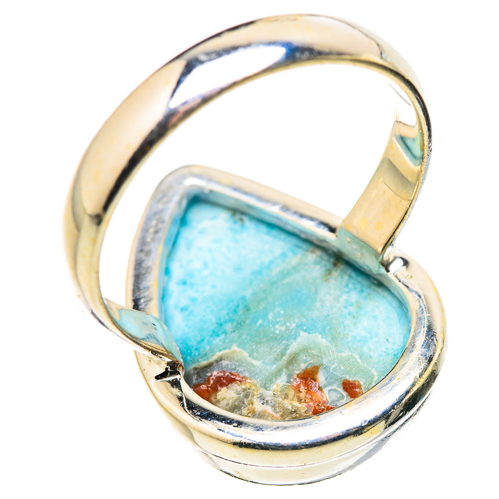 Larimar Rings handcrafted by Ana Silver Co - RING131006 - Photo 3