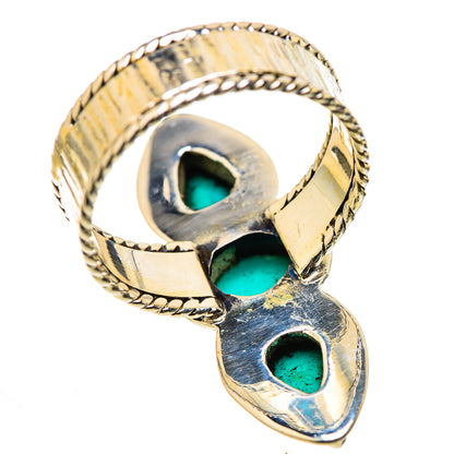 Sleeping Beauty Turquoise Rings handcrafted by Ana Silver Co - RING131010 - Photo 3