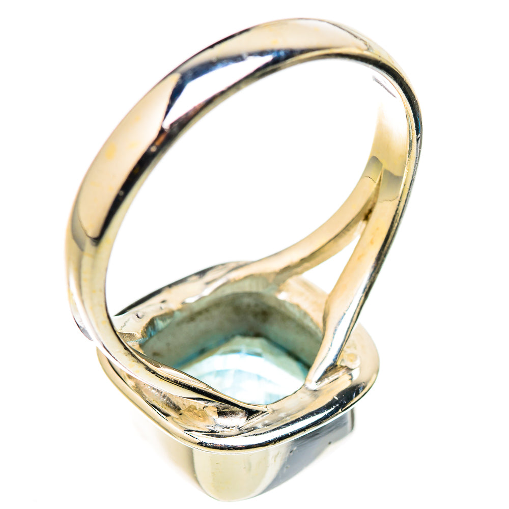 Blue Topaz Rings handcrafted by Ana Silver Co - RING131011 - Photo 3