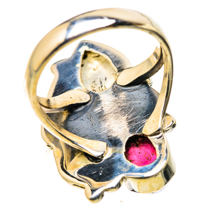 Rainbow Moonstone Rings handcrafted by Ana Silver Co - RING131016 - Photo 3