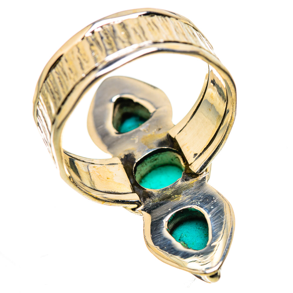 Sleeping Beauty Turquoise Rings handcrafted by Ana Silver Co - RING131017 - Photo 3