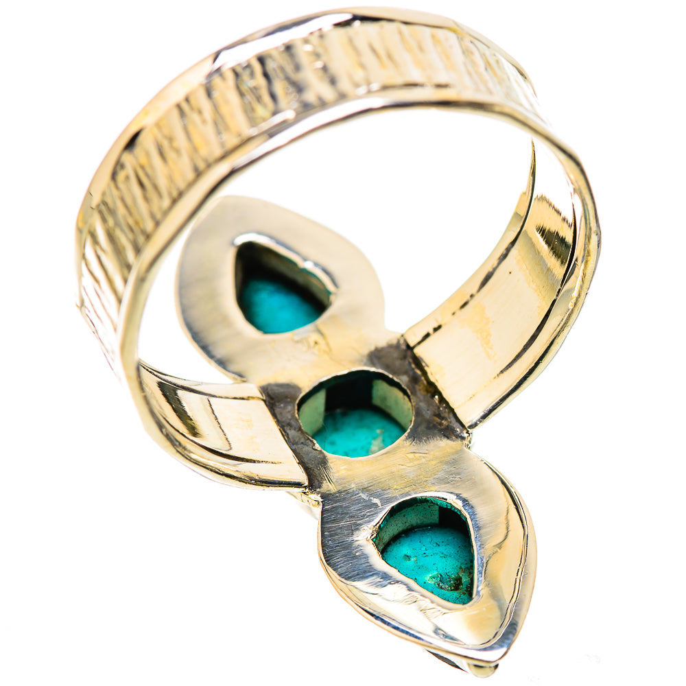 Sleeping Beauty Turquoise Rings handcrafted by Ana Silver Co - RING131021 - Photo 3