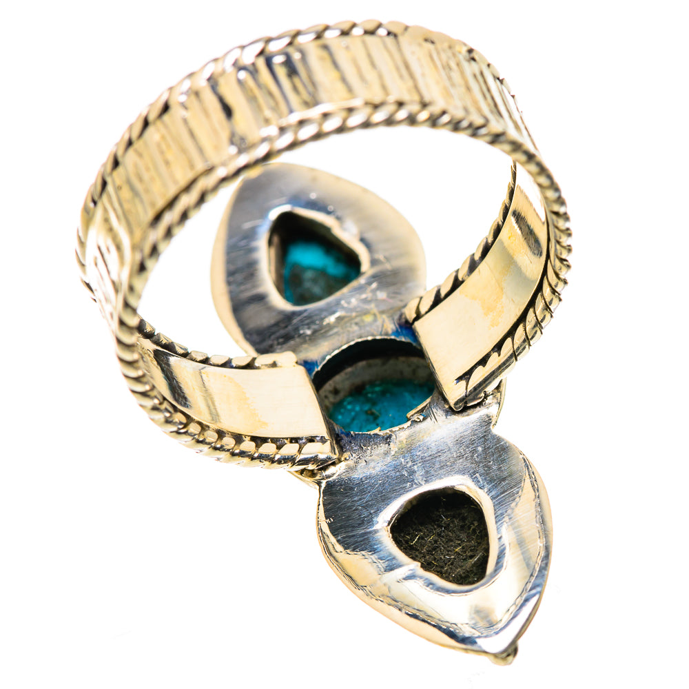 Sleeping Beauty Turquoise Rings handcrafted by Ana Silver Co - RING131023 - Photo 3