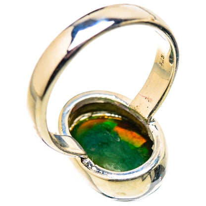 Black Opal Rings handcrafted by Ana Silver Co - RING131028 - Photo 3