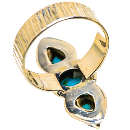 Sleeping Beauty Turquoise Rings handcrafted by Ana Silver Co - RING131030 - Photo 3