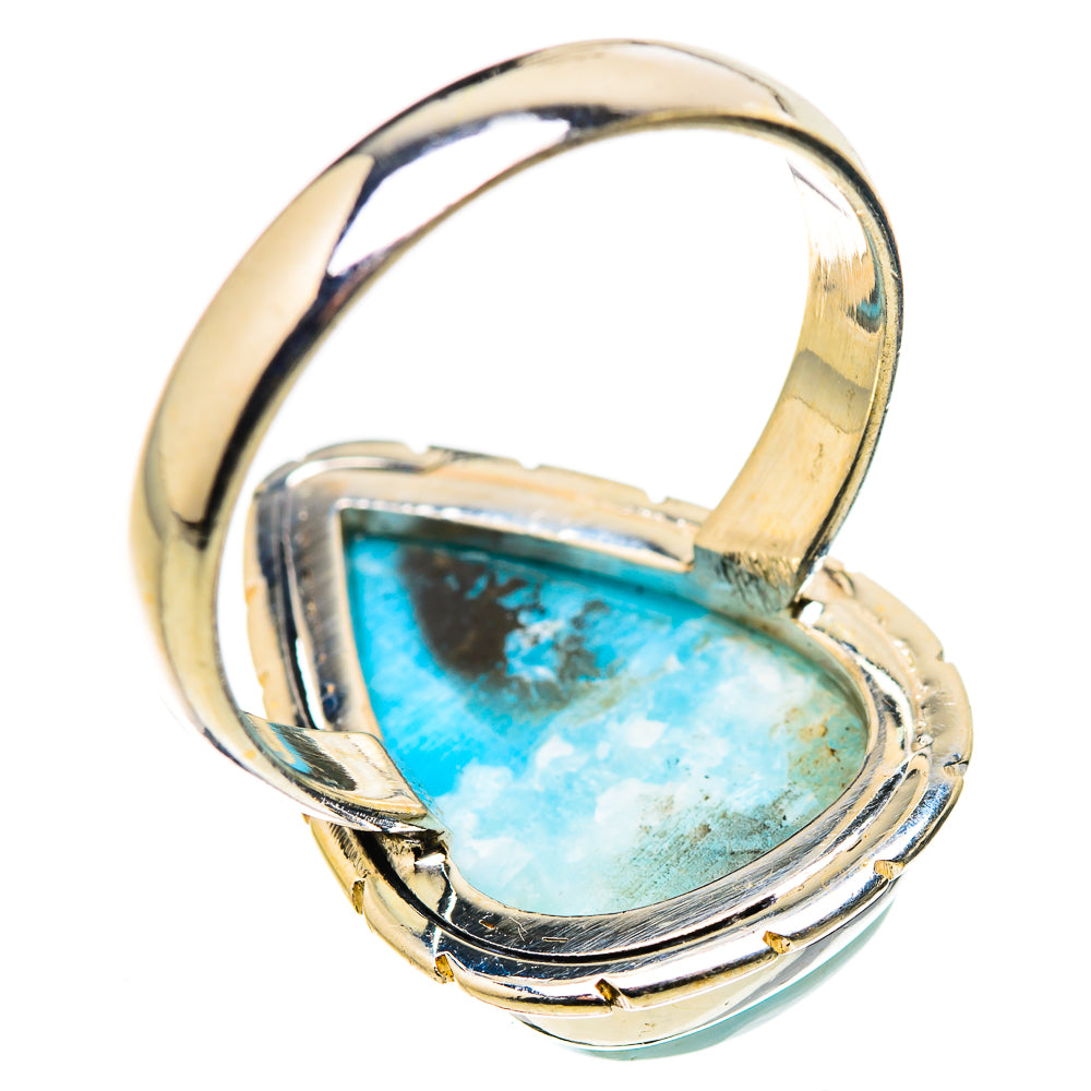 Larimar Rings handcrafted by Ana Silver Co - RING131031 - Photo 3