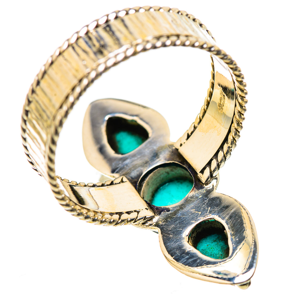 Sleeping Beauty Turquoise Rings handcrafted by Ana Silver Co - RING131032 - Photo 3