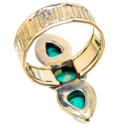 Sleeping Beauty Turquoise Rings handcrafted by Ana Silver Co - RING131034 - Photo 3