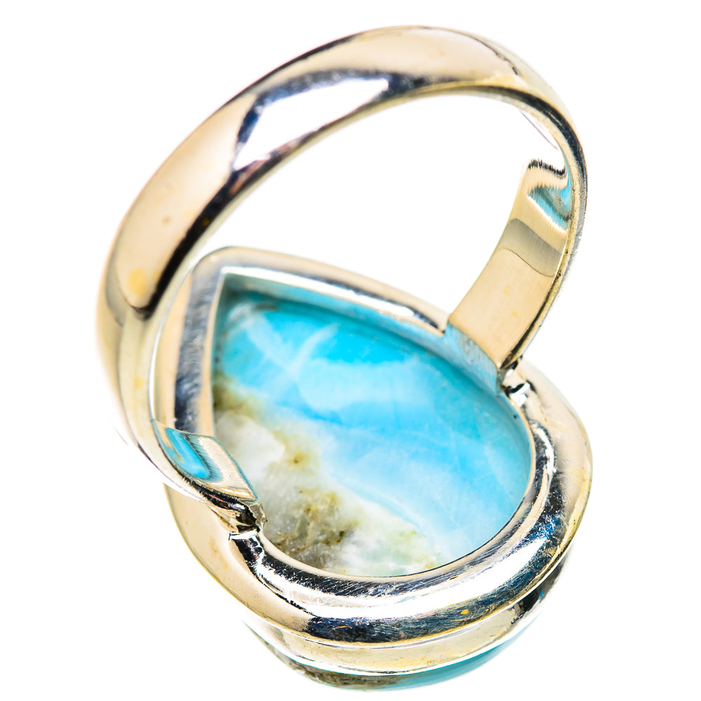 Larimar Rings handcrafted by Ana Silver Co - RING131035 - Photo 3