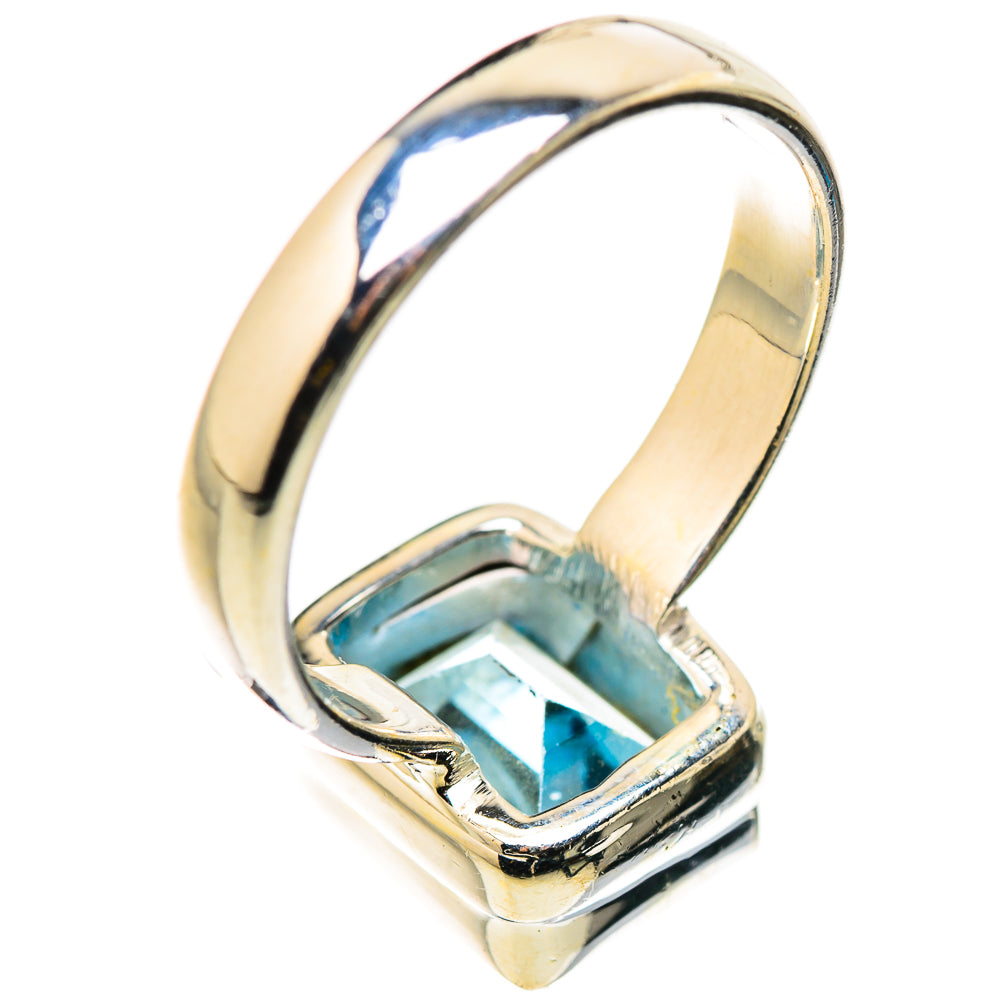 Blue Topaz Rings handcrafted by Ana Silver Co - RING131043 - Photo 3