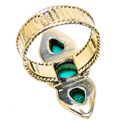 Sleeping Beauty Turquoise Rings handcrafted by Ana Silver Co - RING131044 - Photo 3