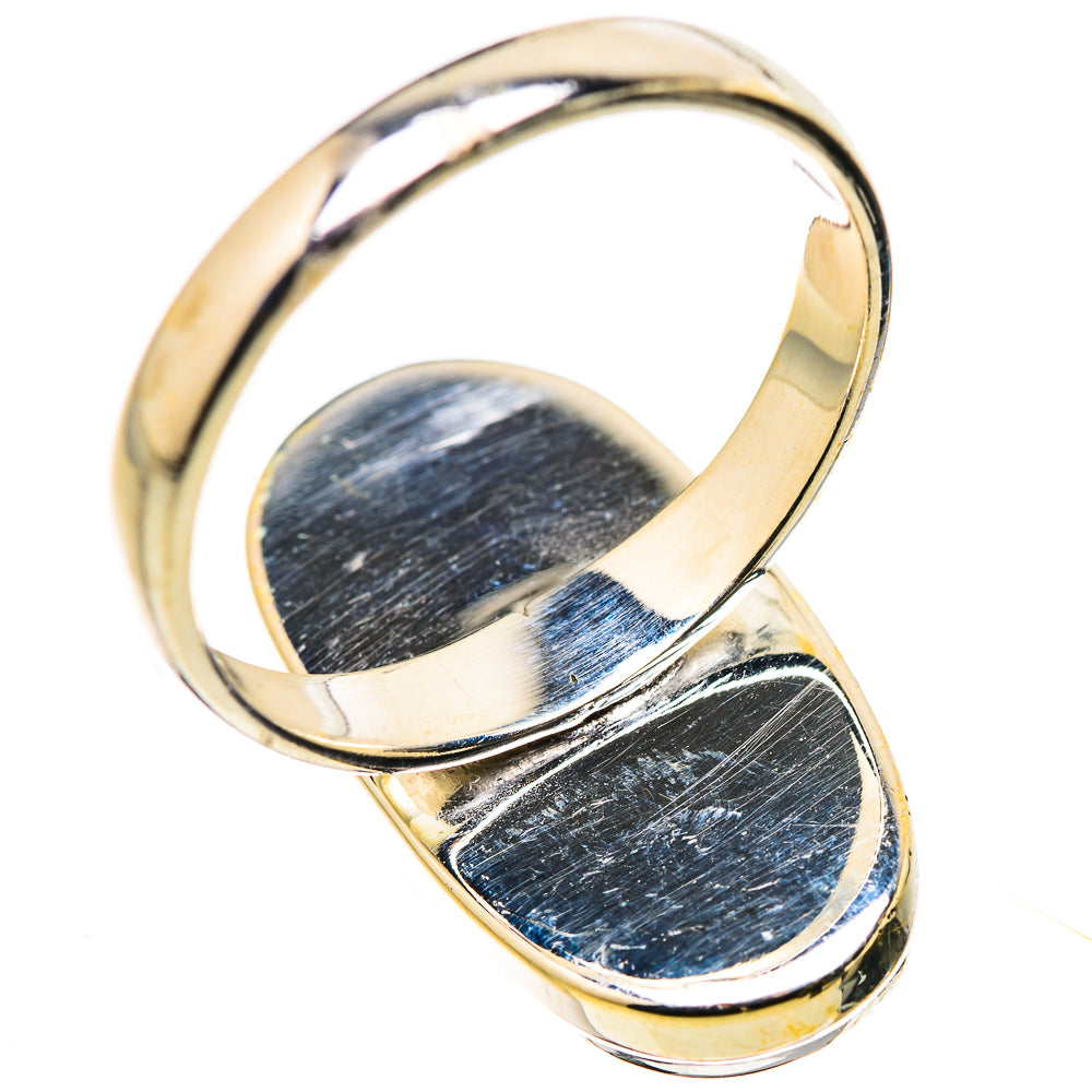 Green Moonstone Rings handcrafted by Ana Silver Co - RING131050 - Photo 3
