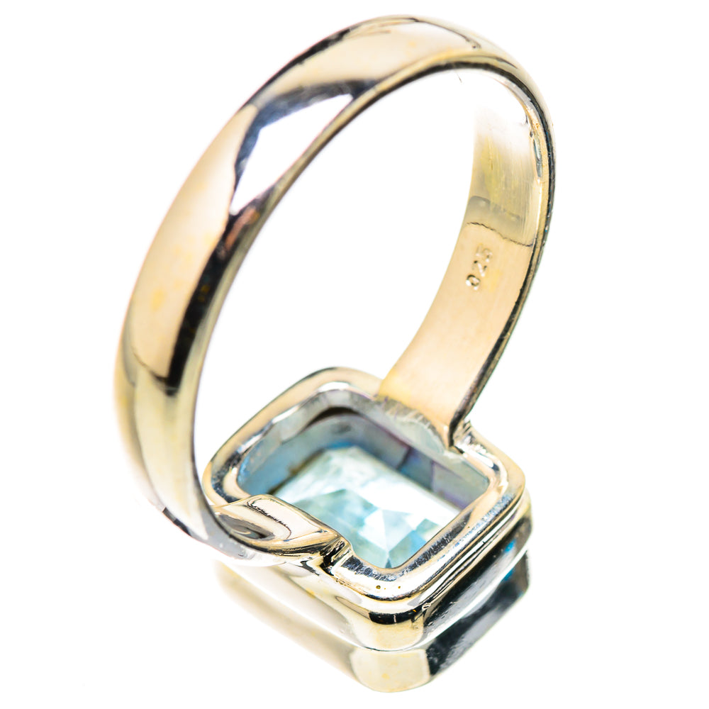 Blue Topaz Rings handcrafted by Ana Silver Co - RING131055 - Photo 3