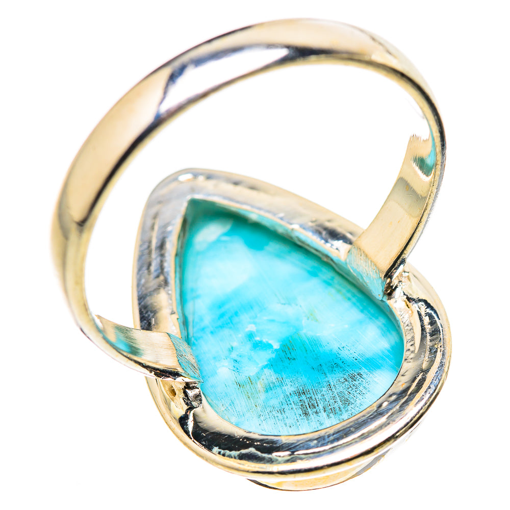 Larimar Rings handcrafted by Ana Silver Co - RING131057 - Photo 3